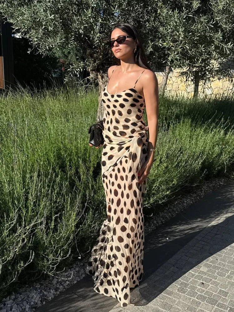 Natasha Printed Slip Dress