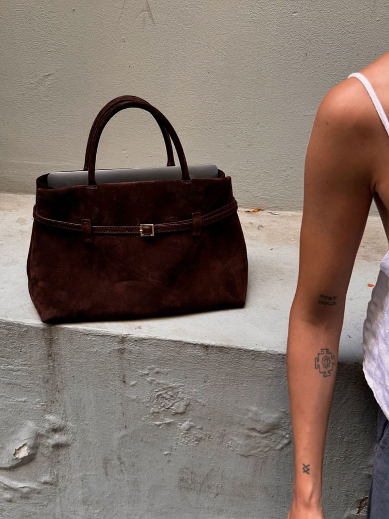 Fiona Suede Crossbody Bag