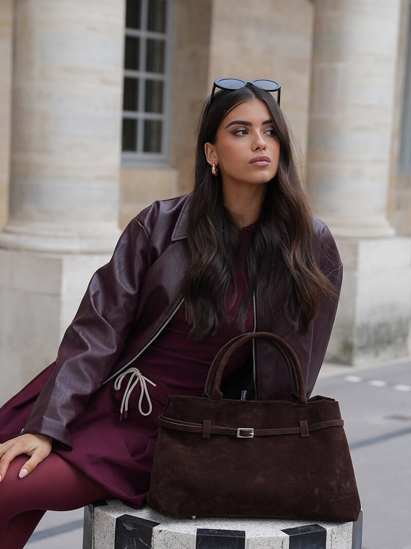 Fiona Suede Crossbody Bag