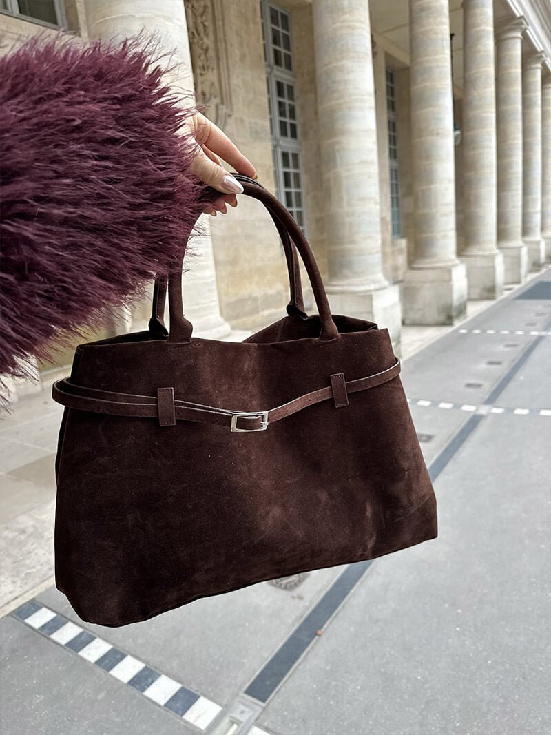 Fiona Suede Crossbody Bag