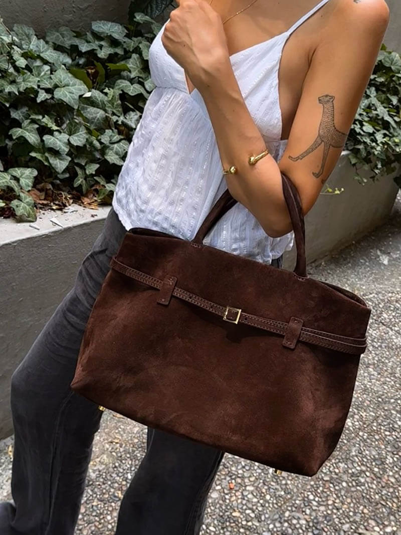 Fiona Suede Crossbody Bag