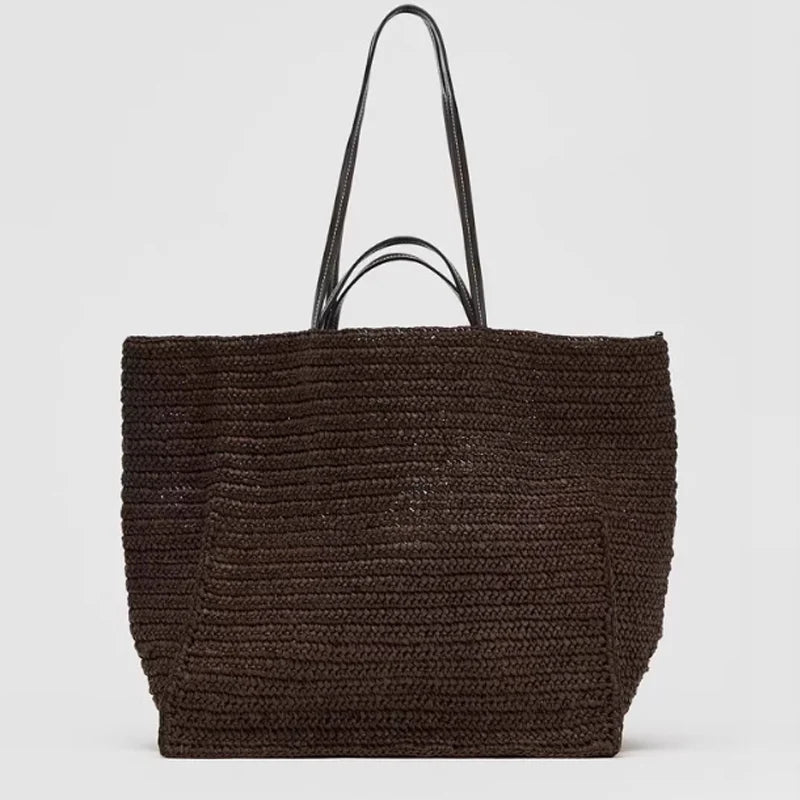 Margot Woven Straw Tote