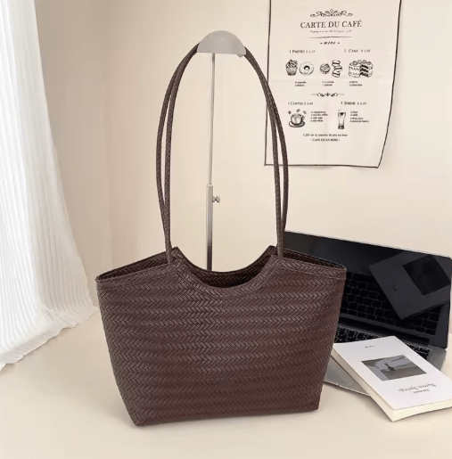Lisa Textured Weave Handbag