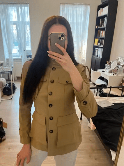 Anna Tailored Stand Collar Jacket
