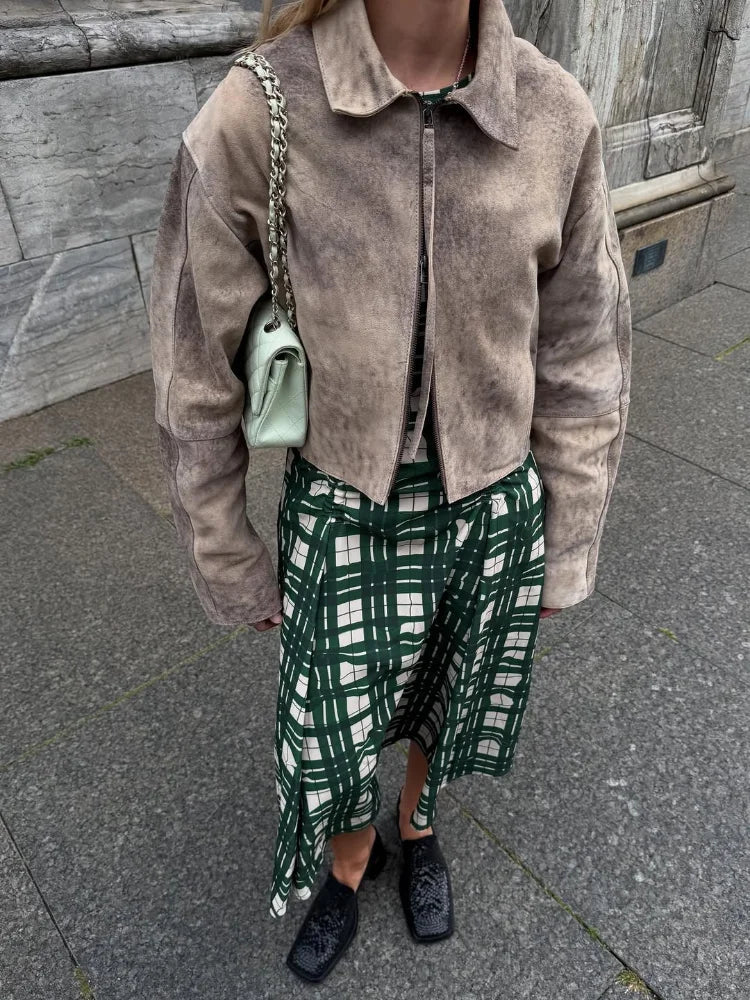 Natalie Tie-Dye Bomber Jacket