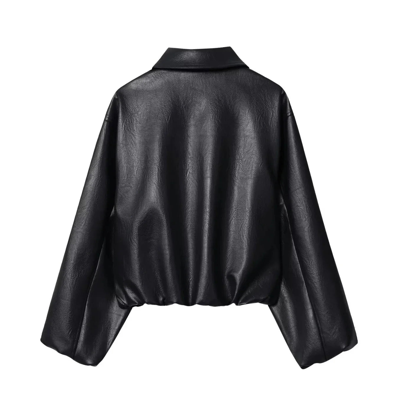 Sienna Faux Leather Bomber Jacket