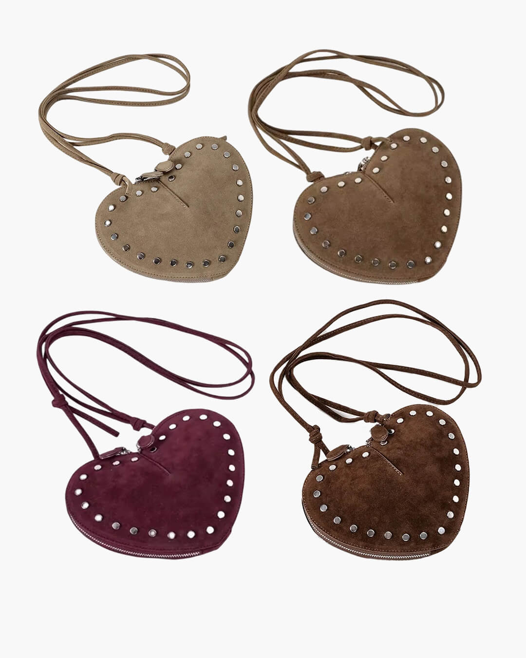 Esther Vintage Faux Suede Crossbody Bag