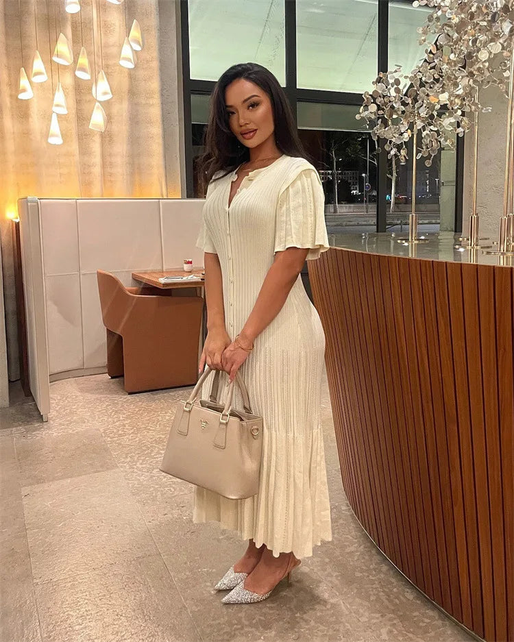 Shelly Bodycon Knitted Maxi Dress