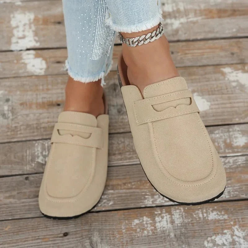 Klea Cork Suede Mules