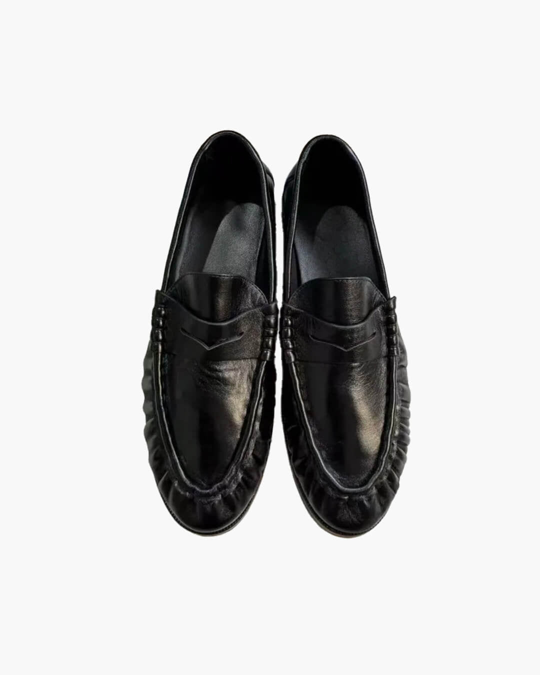 Ava Faux Leather Slip-On Loafers