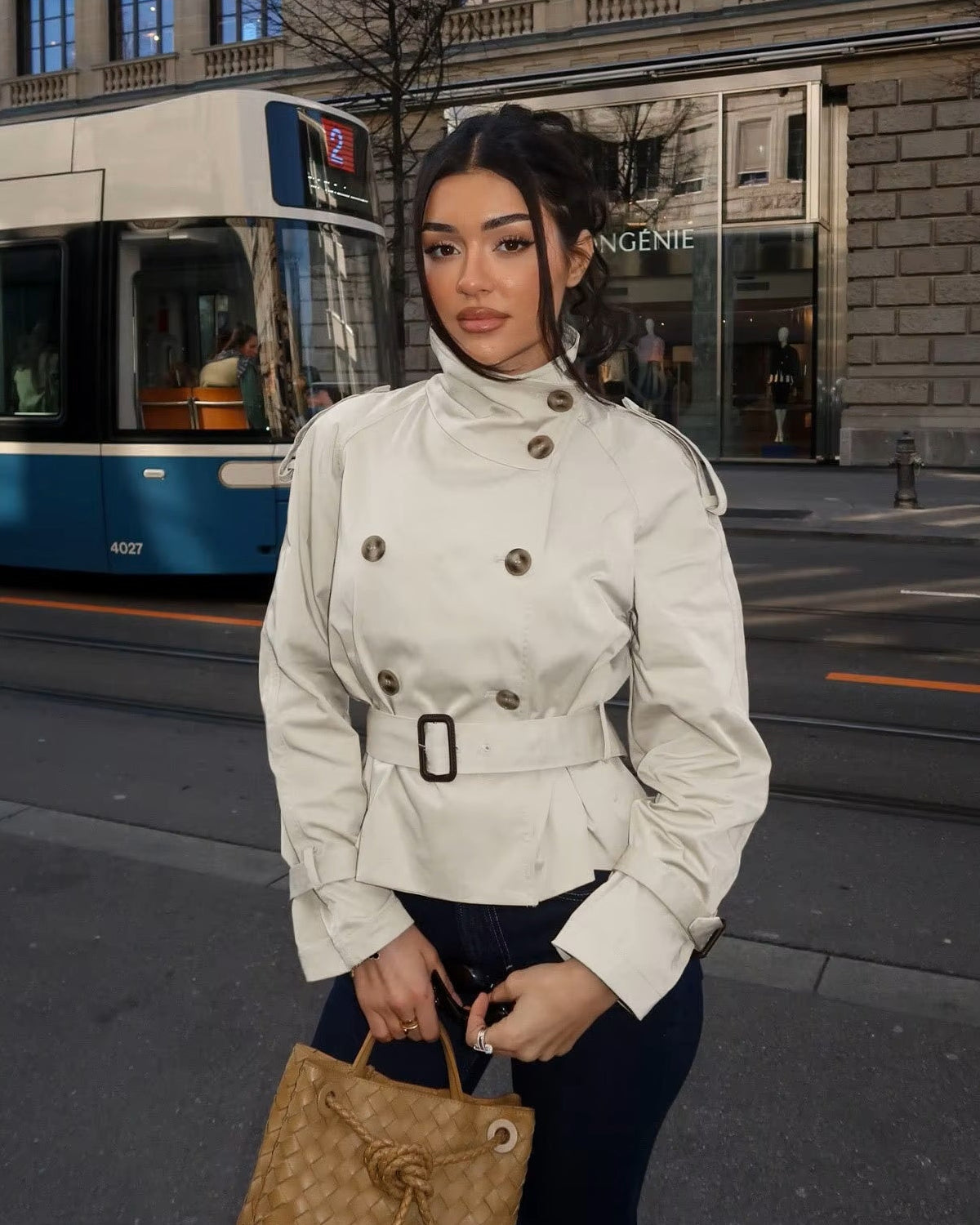 Amelie Belted Trench Coat