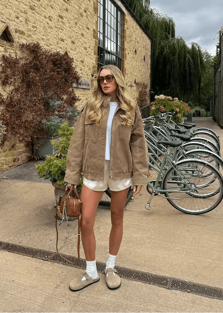 ZEYA - Alexandra High - Neck suede Jacket
