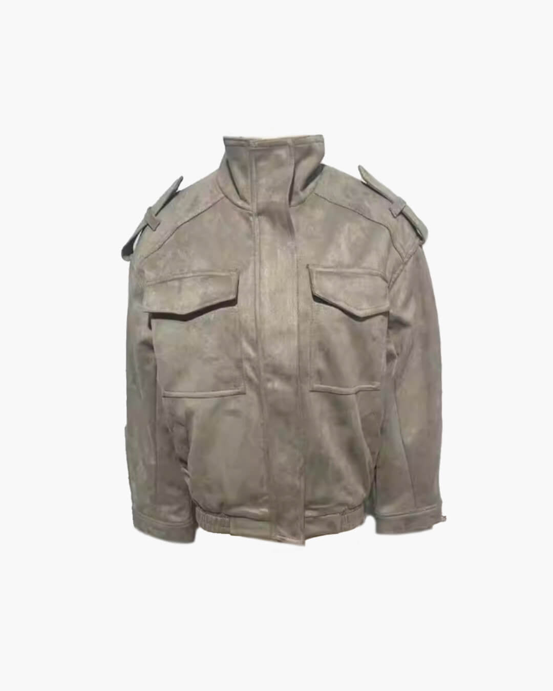 ZEYA - Alexandra High-Neck suede Jacket