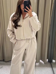 Ellie Hooded Tracksuit Set