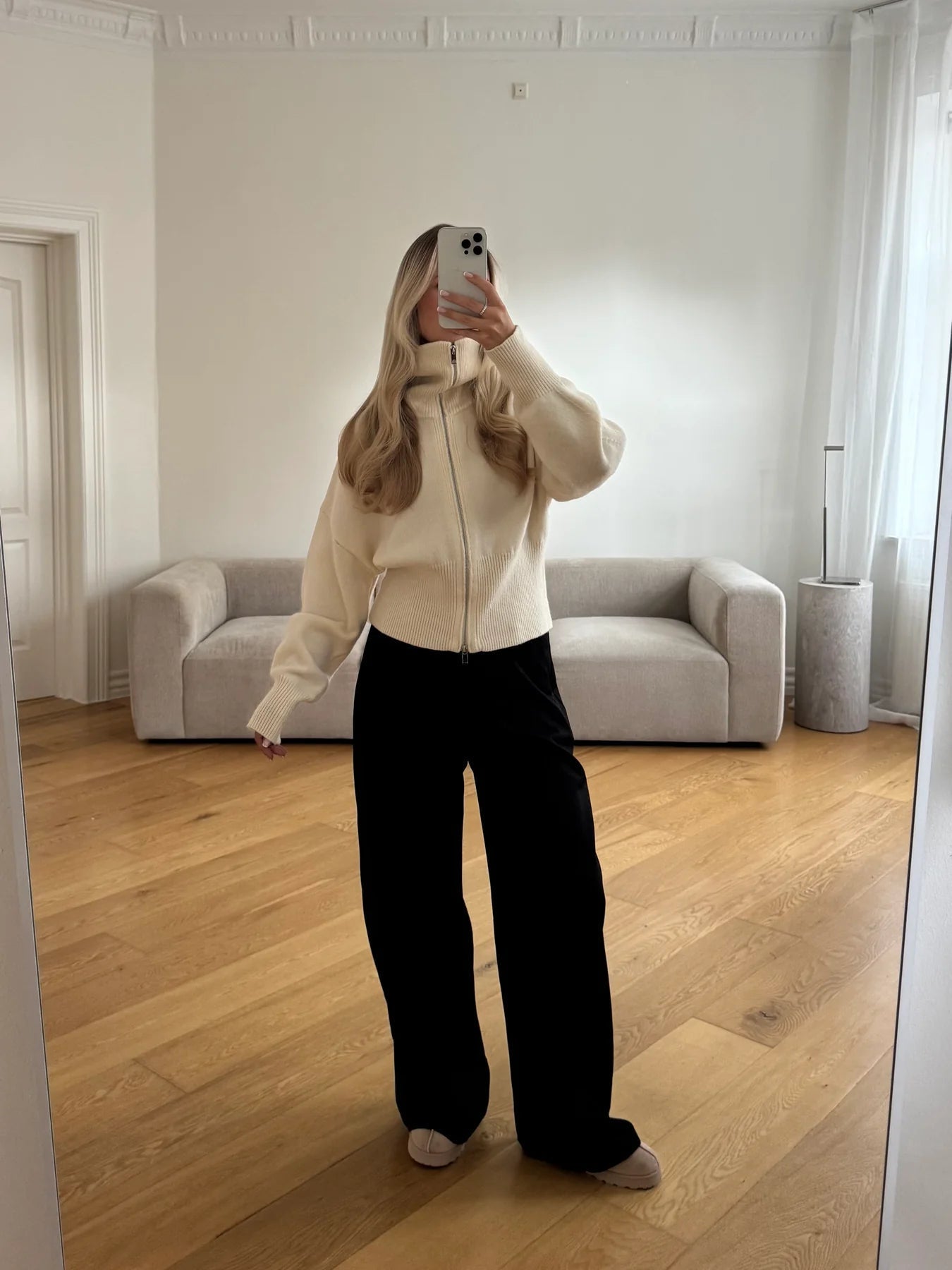 ZEYA - Amy Double Zip Knit Cardigan