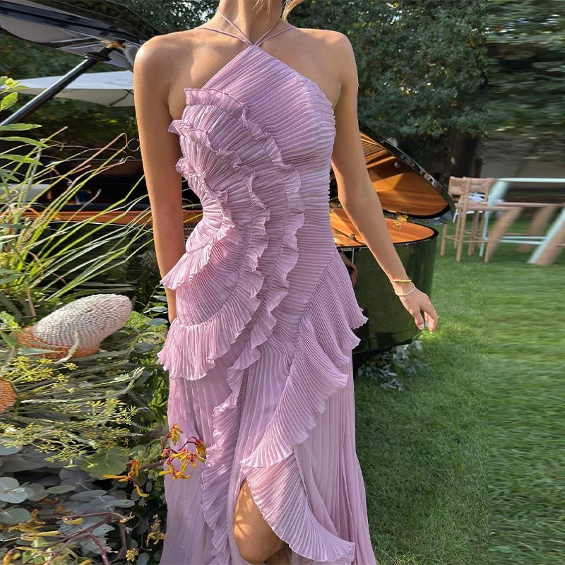 ZEYA - Amy Halter A-Line Evening Gown