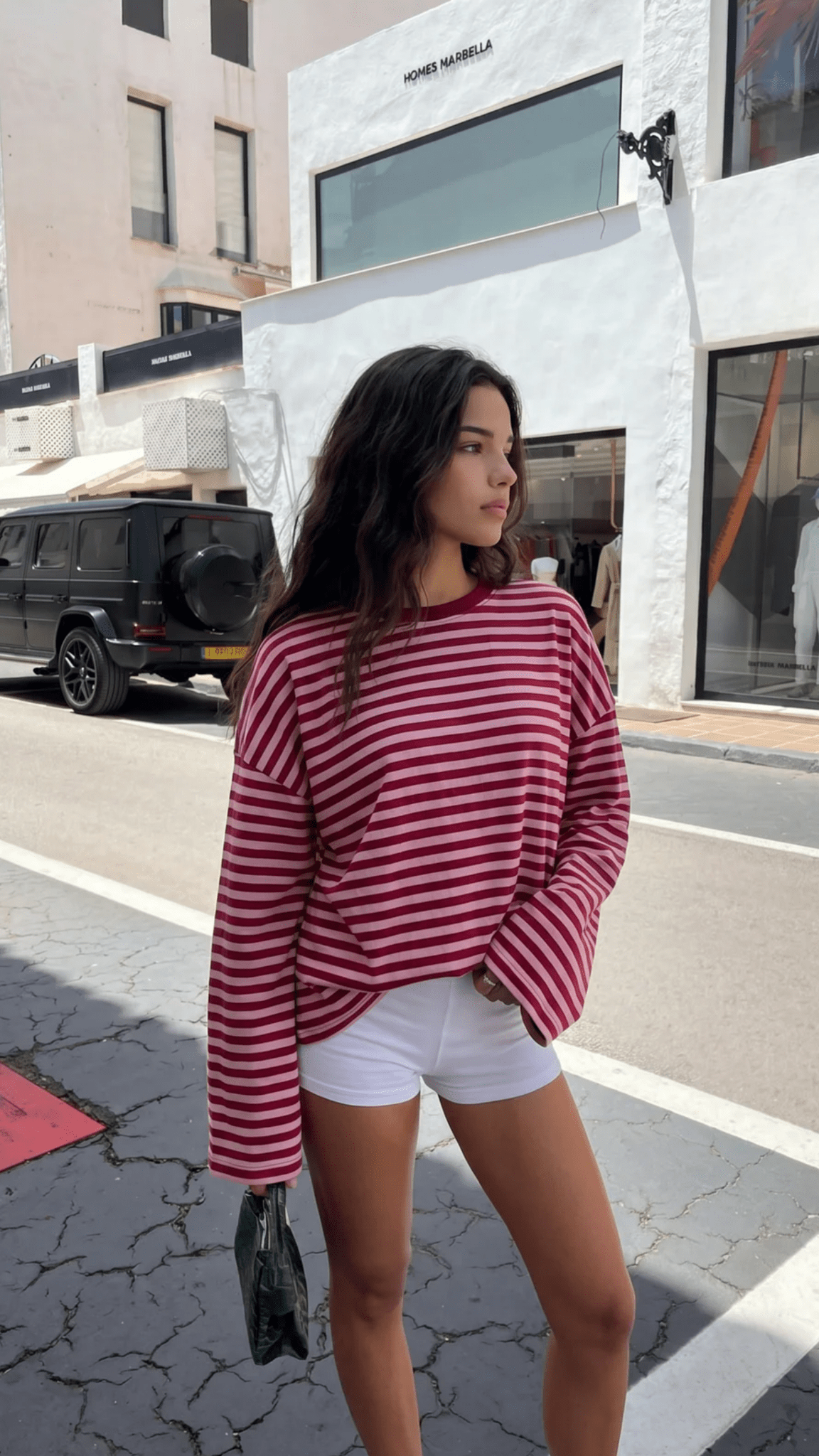 ZEYA - Angela Striped Oversized Knit Sweater