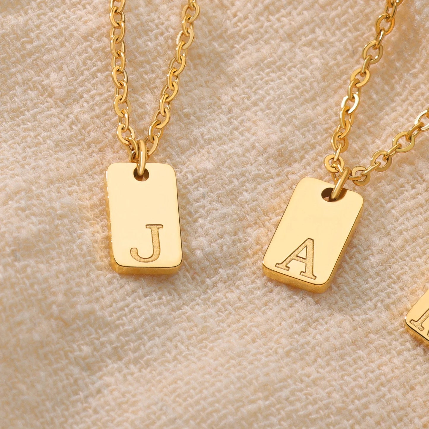 ZEYA - Bella Initial Pendant Necklace
