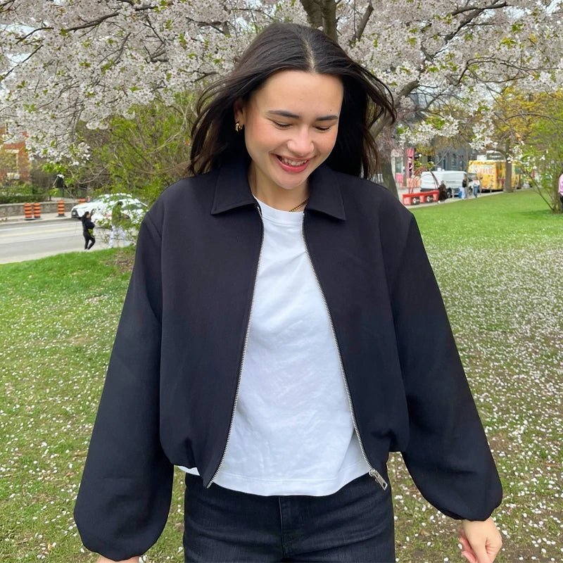 ZEYA - Bianca Puffed Bomber Jacket