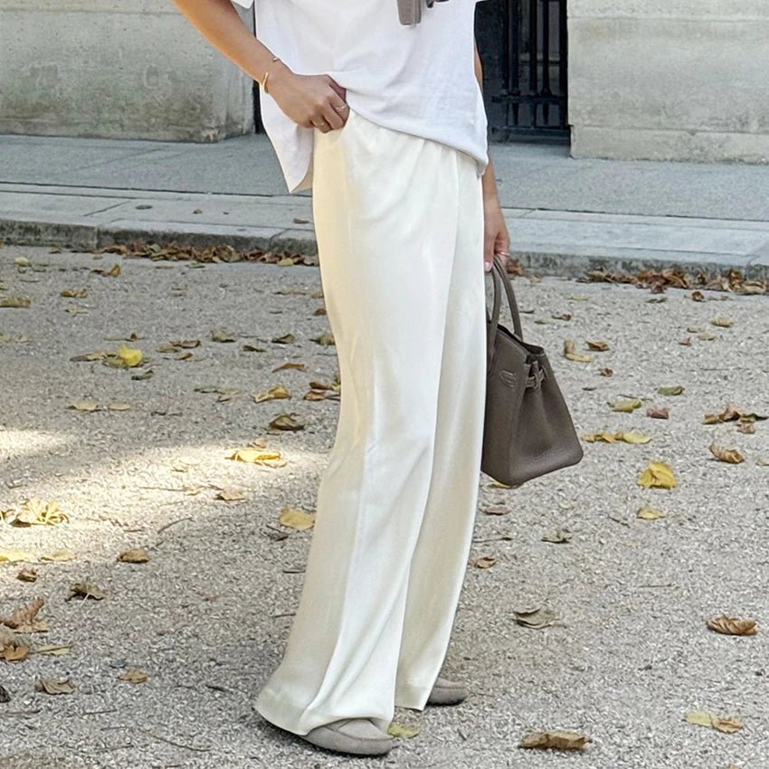 ZEYA - Brie Satin Flare Pants