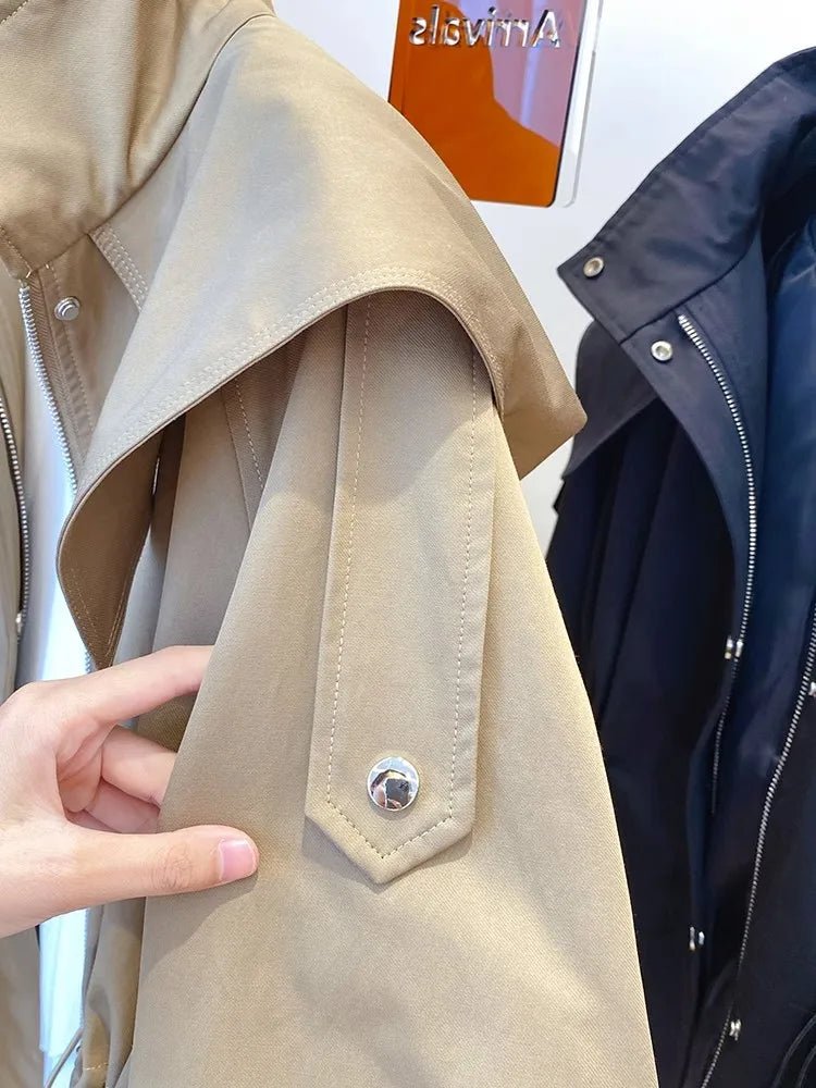 ZEYA - Brittany Hooded Short Trench Coat