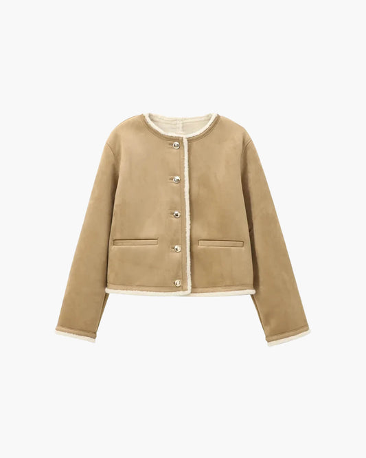 ZEYA - Candace Faux Fur Suede Coat