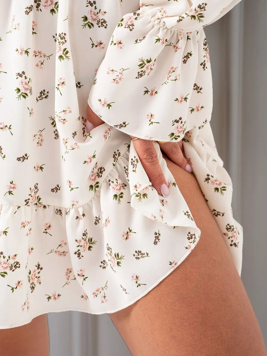 ZEYA - Cecile Off - Shoulder Ruffled Mini Dress