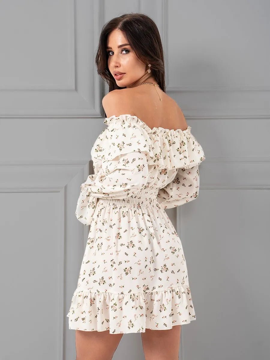 ZEYA - Cecile Off - Shoulder Ruffled Mini Dress