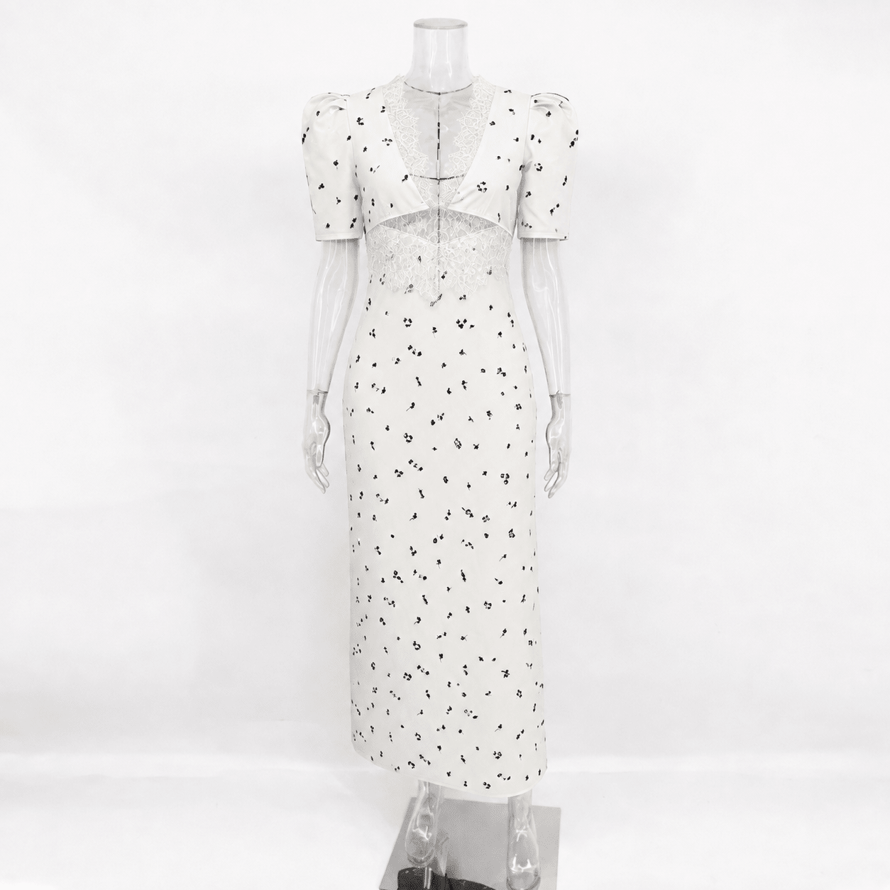 ZEYA - Celeste Puff Sleeve Lace Dress