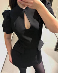 Esther Puff Sleeve Mini Dress