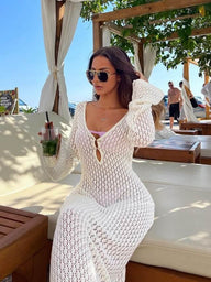 Clarice Crocheted Maxi Dress