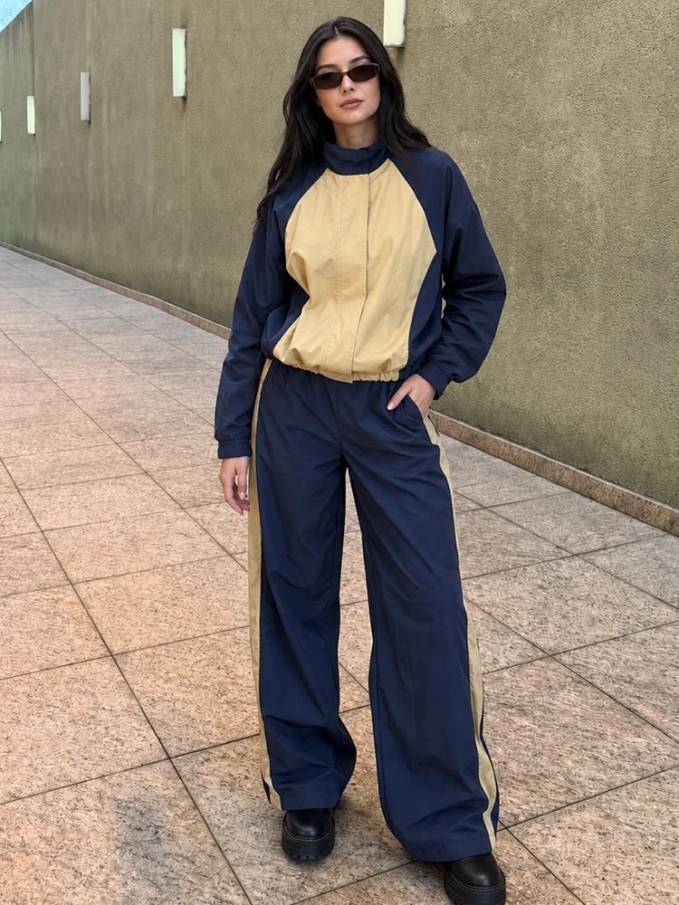 ZEYA - Claudia Patchwork Nylon Tracksuit