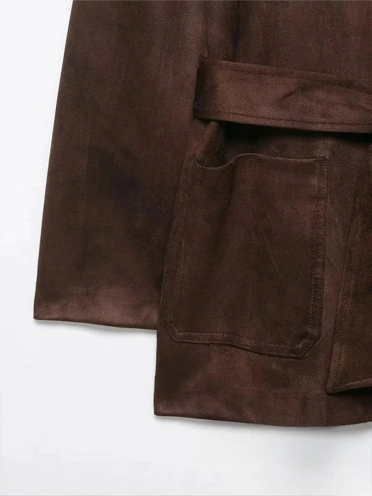 ZEYA - Daisy Suede Blazer