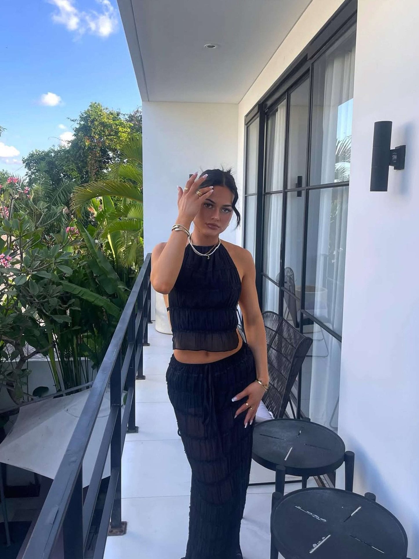 ZEYA - Danica Two - Piece Set with Frill Details