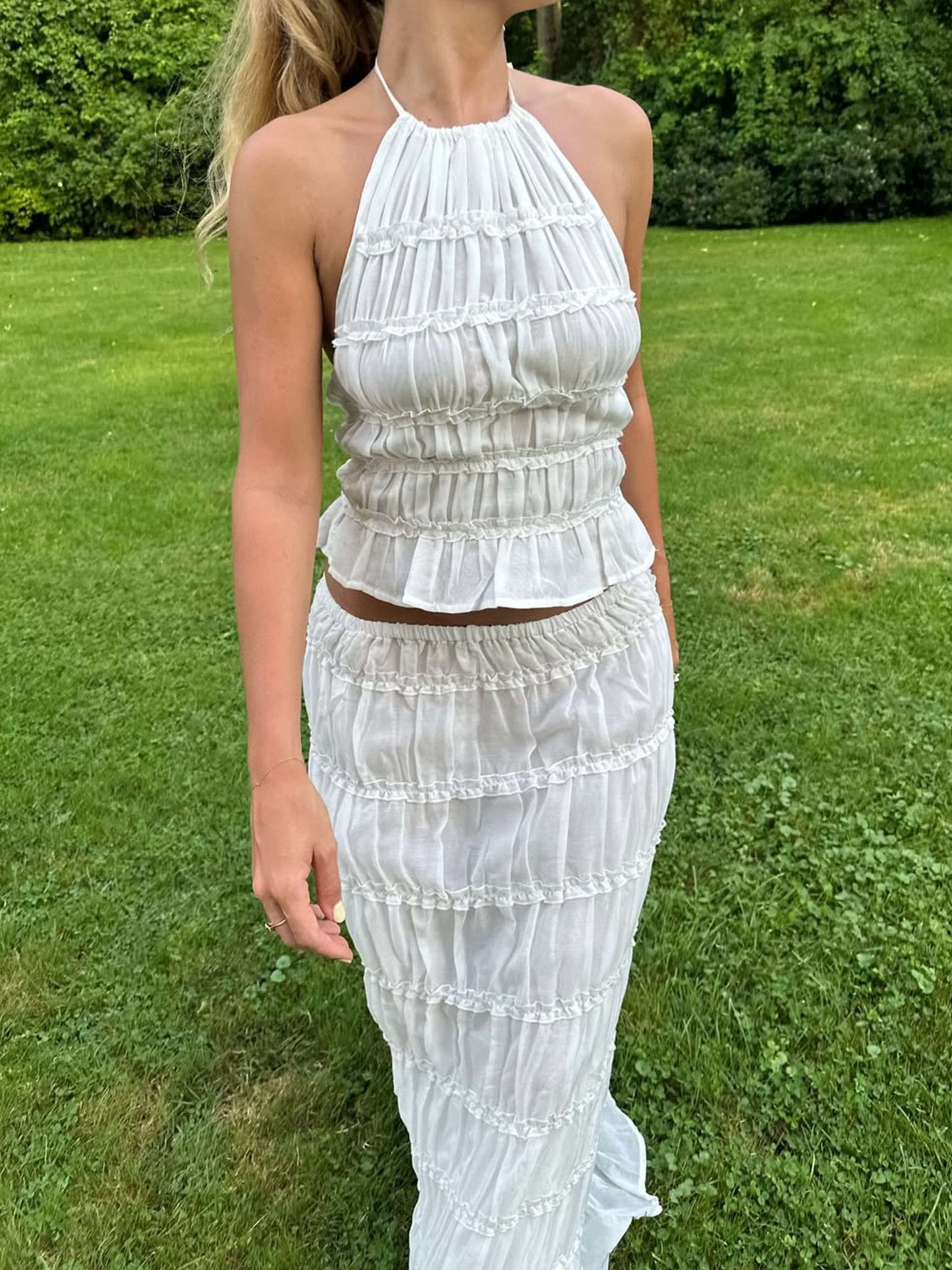 ZEYA - Danica Two - Piece Set with Frill Details