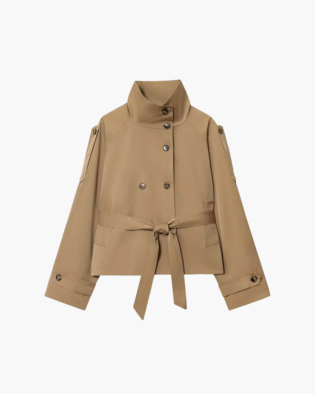 ZEYA - Daphne Cropped Trench Coat