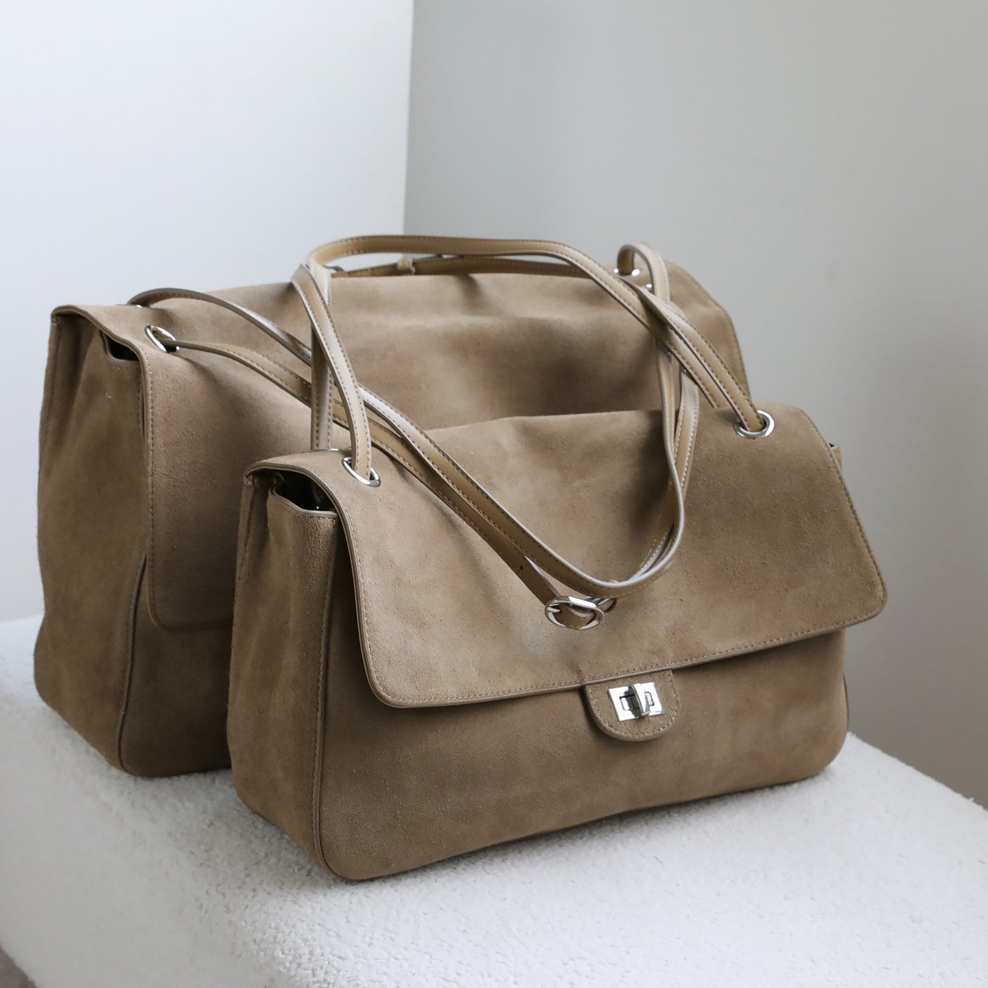 ZEYA - Denise Matte Suede Crossbody Tote