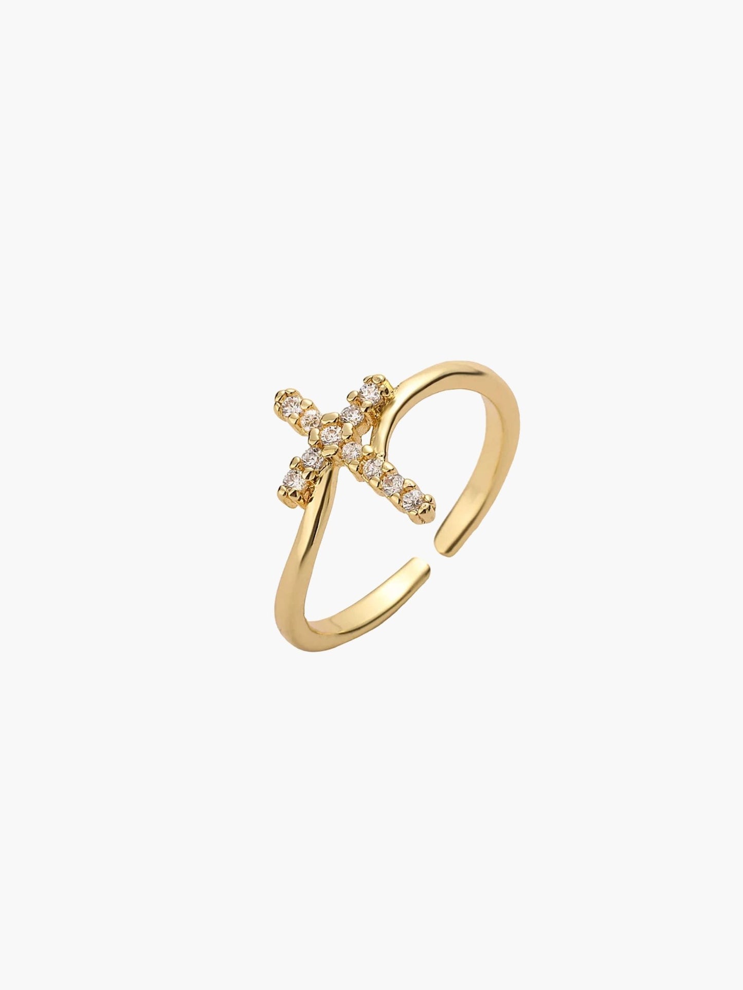 ZEYA - Divina Cross Ring