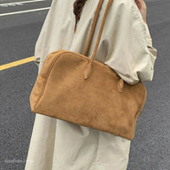 Dominica Faux Suede Shoulder Bag