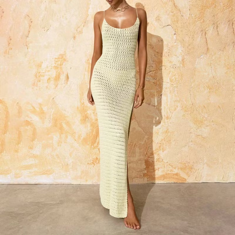 Elena Crochet Slip Dress