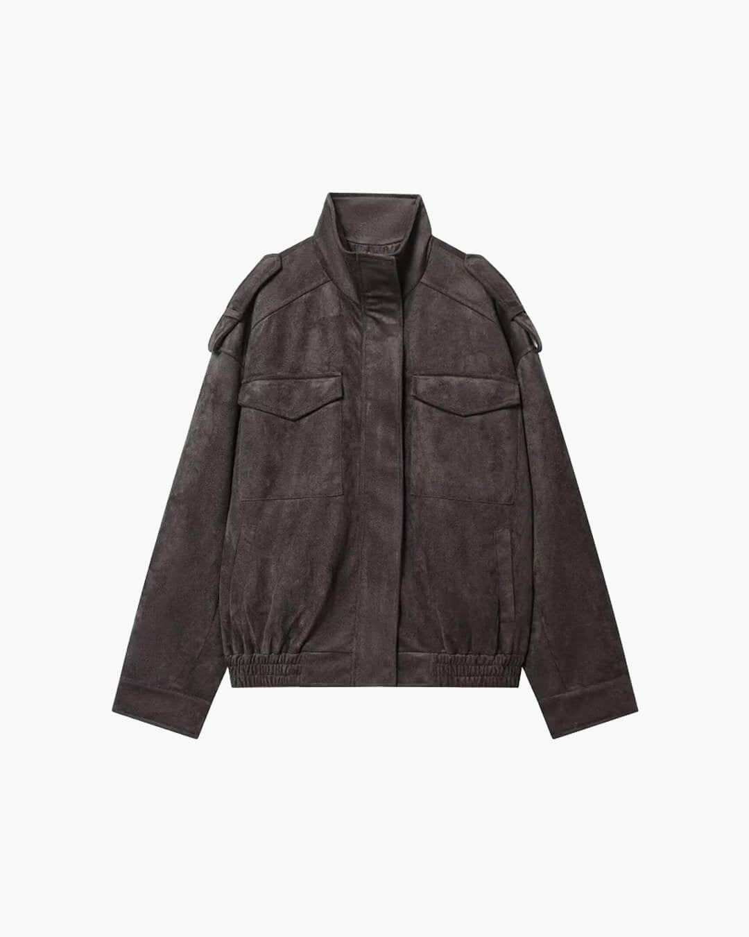 ZEYA - Elisse Suede Bomber Jacket