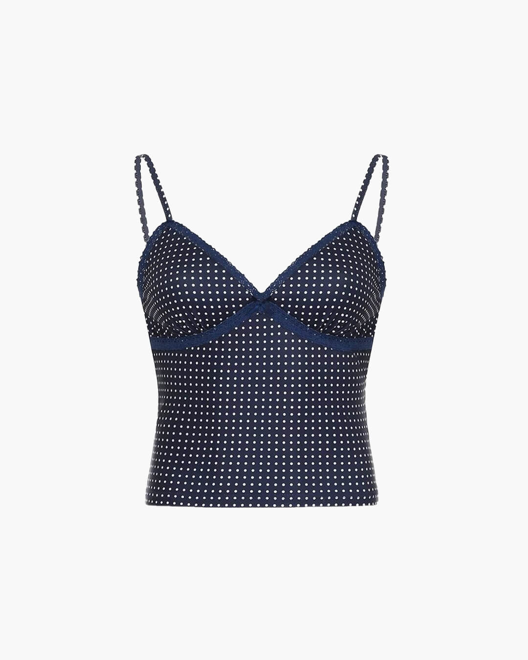ZEYA - Ellaine Polka Dot Crop Top