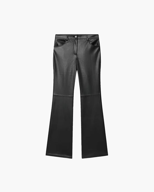 ZEYA - Eloise Faux Leather Flare Pants