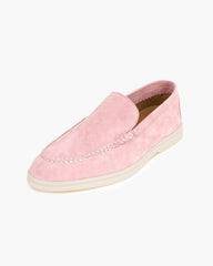 Elvira Faux Suede Flat Moccasin Loafers