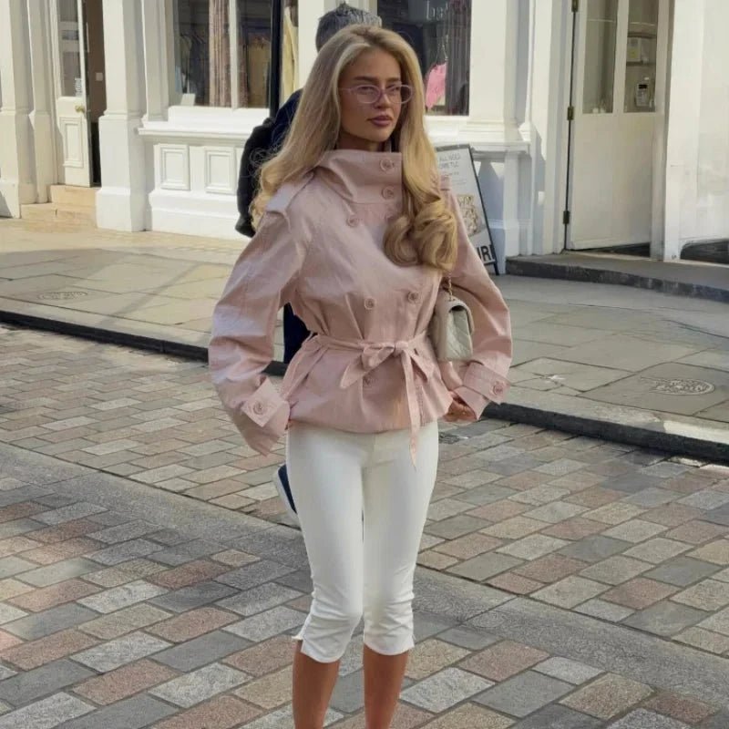 ZEYA - Emily Belted Trench Jacket