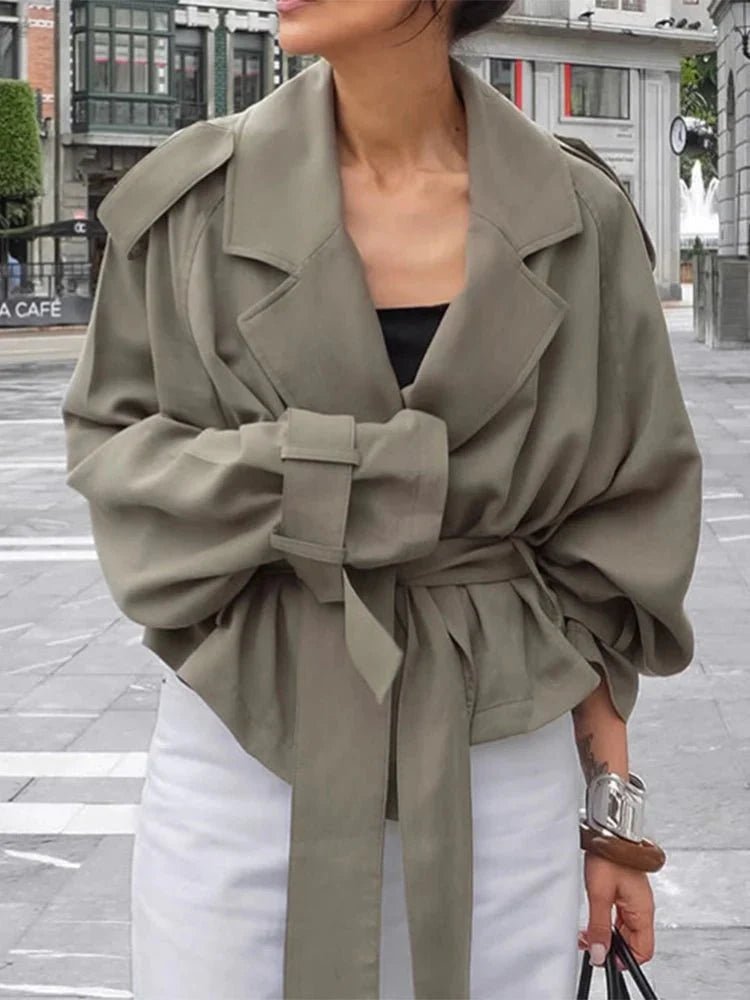 ZEYA - Fabienne Oversized Belted Trench Coat
