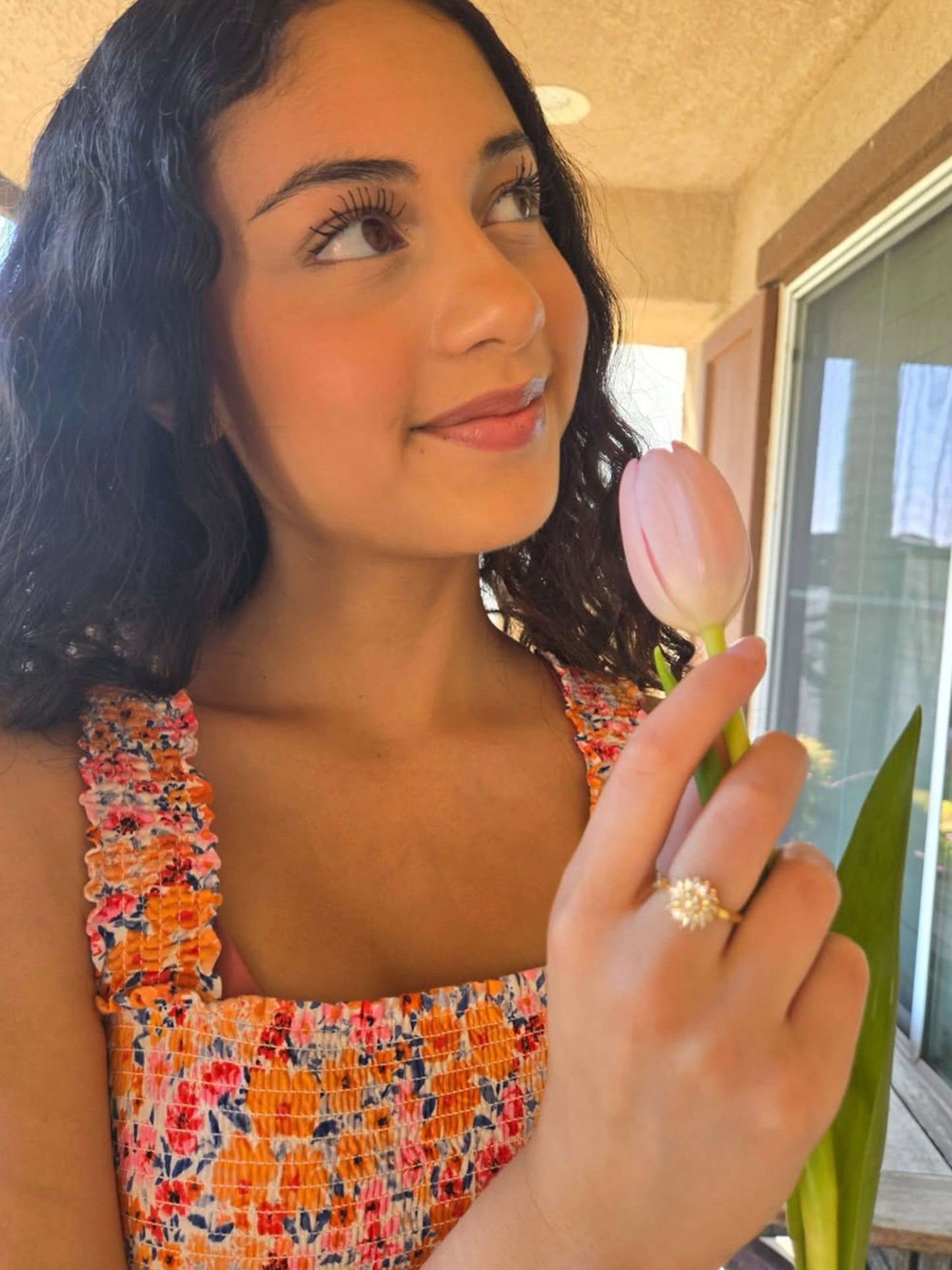 ZEYA - Flower Spinner Ring