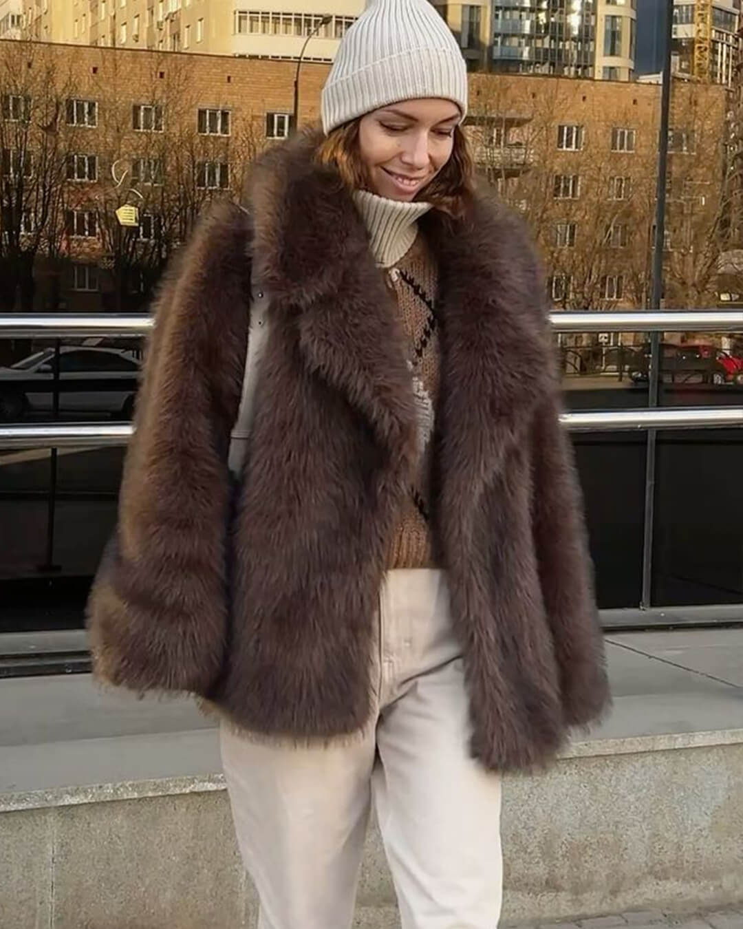 ZEYA - Greta Faux Fur Coat