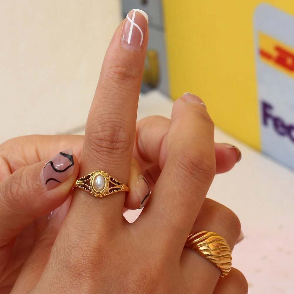 ZEYA - Harper Pearl Ring