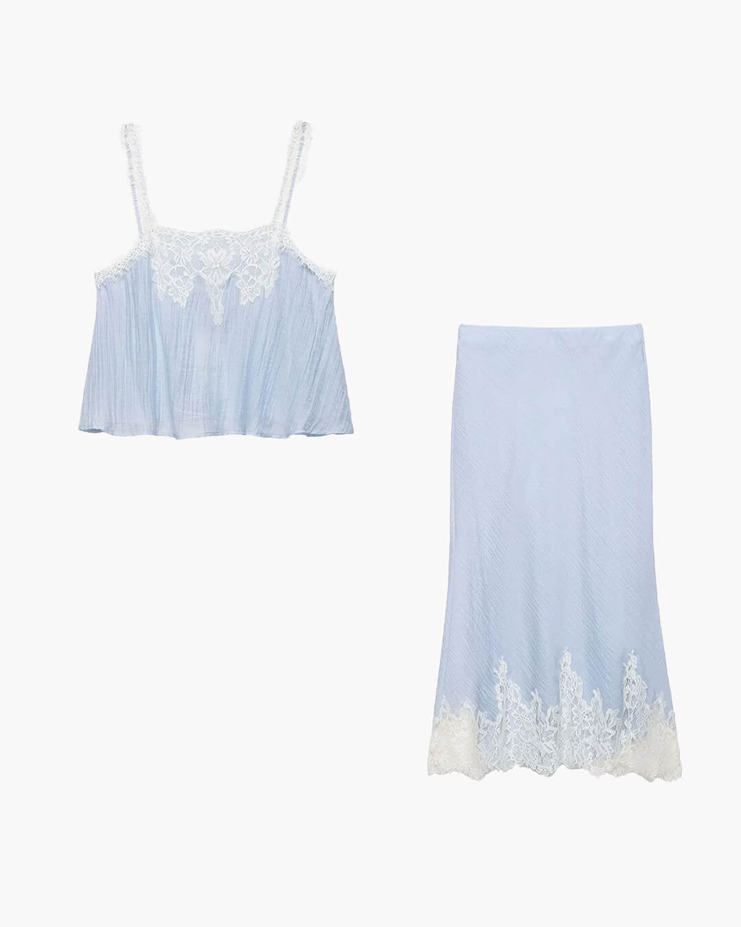 ZEYA - Jacinta Lace Spliced Midi Set